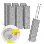 ARRITZ 7 Pack Pumice Stone for Toilet Bowl Cleaning, Scouring Stick for Removing Calcium Buildup, Hard Water Rings and Rust 5.9*0.9*1.3 in