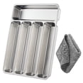 thumbnail image 1 of ARRITZ Stainless Steel Silverware Organizer, Drawer Utensil Tray with 5 Compartments, Dishwasher Safe for Spoons, Forks & Knives, 13.8" x 11.4" x 1.6", 1 of 8