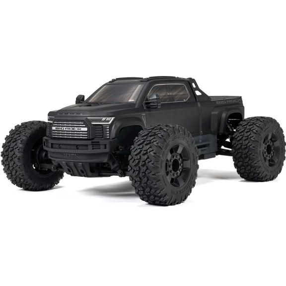 ARRMA 1/10 BIG ROCK 4X4 223S BLX BRUSHLESS STREET TRUCK RTR WITH DSC Black ARA4312V4T1
