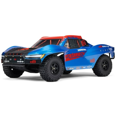 ARRMA 1/10 FURY 223S DSC 2 Wheel Drive RTR Brushless Short Course Truck Blue ARA3521T1