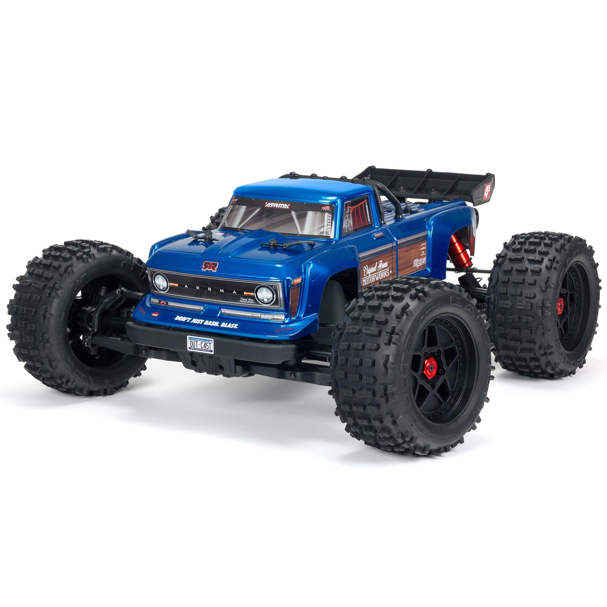 ARRMA RC Truck 1 10 OUTCAST 4X4 4S V2 BLX Stunt Truck RTR Battery