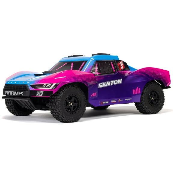 ARRMA 1/10 SENTON 4X4 223S BLX BRUSHLESS SHORT COURSE TRUCK RTR WITH DSC BLUE ARA4303V4T3
