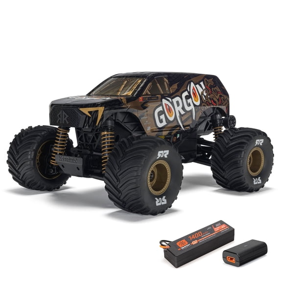 ARRMA 1/16 GORGON GROM 4X4 RTR Brushed Monster Truck Battery & Charger Included Bronze ARA2130T3