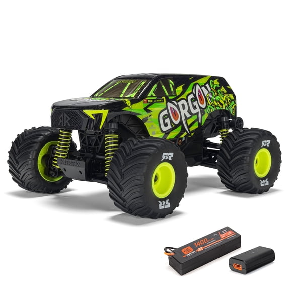 ARRMA 1/16 GORGON GROM 4X4 RTR Brushed Monster Truck Battery & Charger Included Yellow ARA2130T1