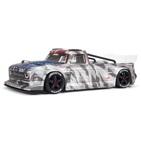 ARRMA 1/7 INFRACTION 6S BLX V2 All-Road RC Truck RTR Transmitter and Receiver Included Batteries and Charger Required Silver ARA7615V2T2 Trucks Electric RTR Other