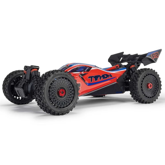 ARRMA 1/8 TYPHON 4X4 223S BLX BRUSHLESS BUGGY RTR WITH DSC RED/BLUE ARA4306V4T3