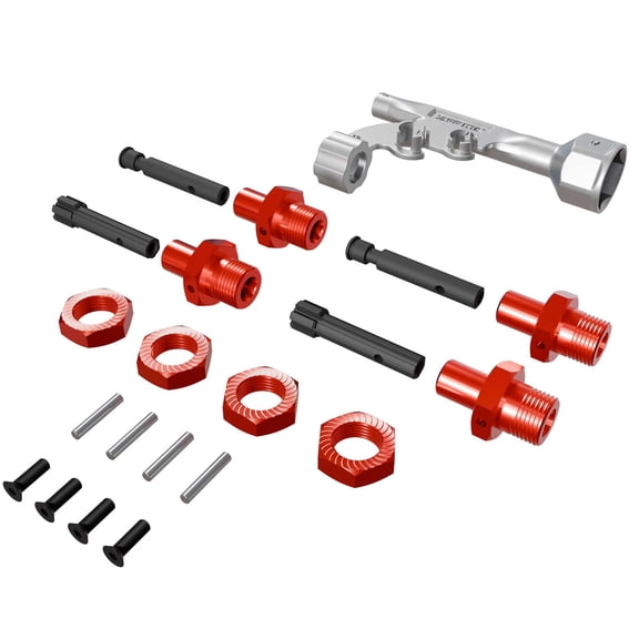 ARRMA 17mm Wheel Hex Conversion for Threaded Axles +10mm Offset ARA-3150