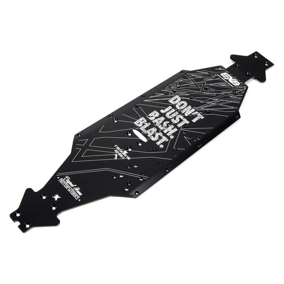 ARRMA Aluminum Chassis CNC 7075 T6 LWB Black ARA320571 Electric Car/Truck Option Parts