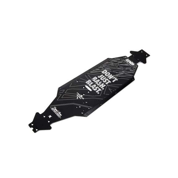 ARRMA Aluminum Chassis CNC 7075 T6 LWB Black ARA320571 Electric Car/Truck Option Parts