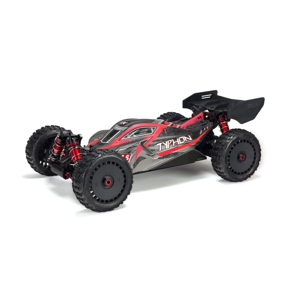 ARRMA Body Painted w/Decals Typhon 6S Black/Red ARA406120 Car/Truck Bodies wings & Decals