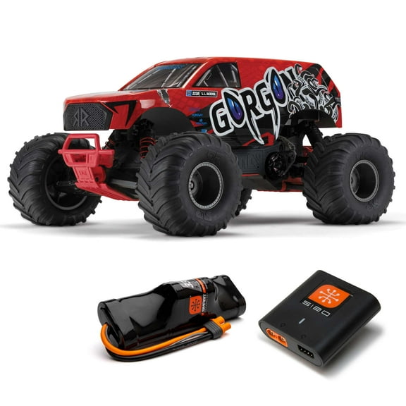 ARRMA GORGON 2 Wheel Drive MT 1/10 RTR Smart 3300 7C S120 USB Red ARA3230ST2