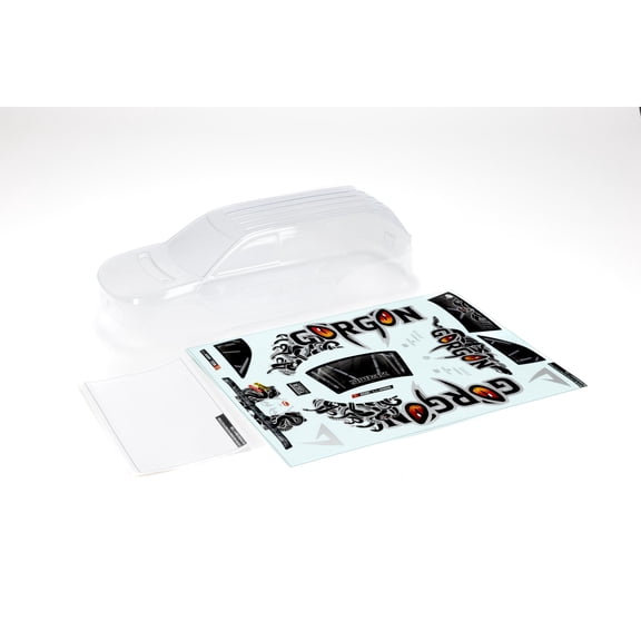 ARRMA GORGON Clear Body inc decals/window masks ARA402352
