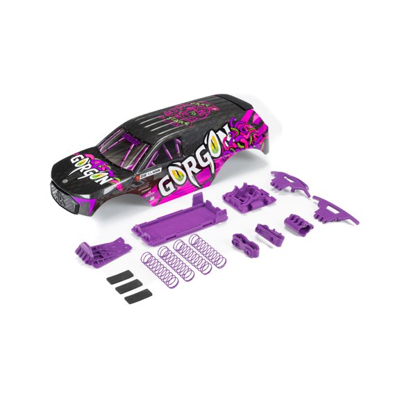ARRMA GORGON Painted Decaled Trimmed Body Set Purple ARA402350