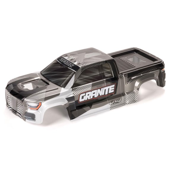 ARRMA GRANITE 4X4 Clipless Painted Decaled Trimmed Body Gun Metal ARA-1623