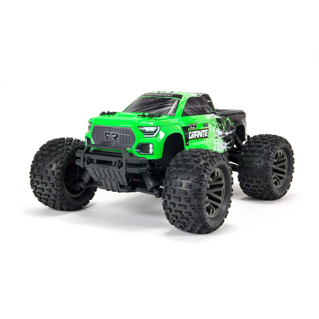 ARRMA RC Truck 1/10 GRANITE 4X4 V3 3S BLX Brushless Monster Truck RTR Battery and Charger Not Included Green ARA4302V3T1 Trucks Electric RTR 1/10 Off-Road