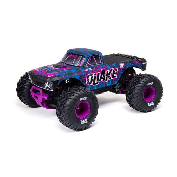 ARRMA RC Truck 1/10 QUAKE 223S 2 Wheel Drive RTR Battery and Charger Not Included Brushless Monster Truck Purple ARA3537T3
