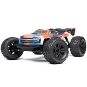 ARRMA RC Truck 1/8 KRATON 4X4 6S BLX BRUSHLESS V6 SPEED TRUCK RTR Battery and Charger Not Included Blue/Orange ARA8608V6T1