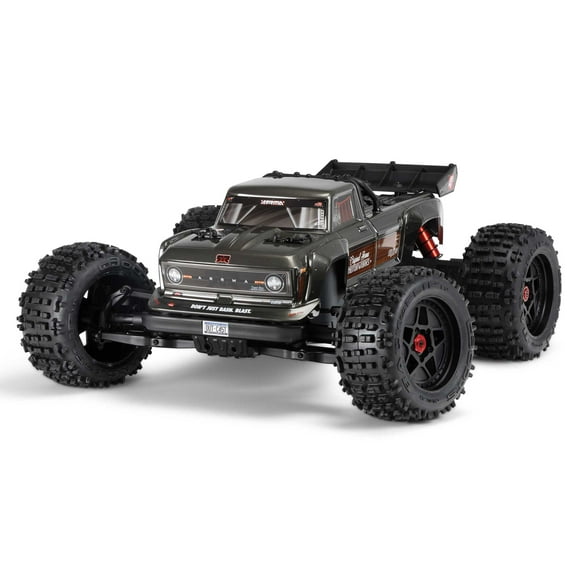 ARRMA RC Truck OUTCAST 4X4 4S BLX 1/10TH 4 Wheel Drive STUNT TRUCK RTR Battery and Charger Not Included GUNMETAL ARA4410V2T3