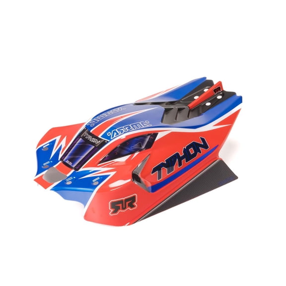 ARRMA TYPHON 4x4 Clipless Painted Decaled Body Red ARA-2251
