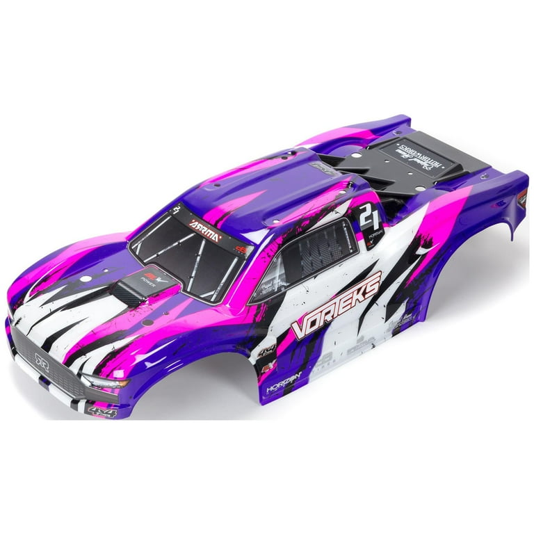 ARRMA VORTEKS 4X4 BLX Painted Decal Trimmed Body(Purple) - ARA402327 ARRMA VORTEKS 4X4 BLX Painted Decal Trimmed Body(Purple) - ARA402327