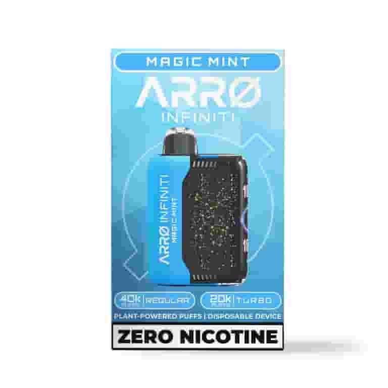 ARRO Infiniti - Magic Mint | 0% Nicotine, 40k puffs, Aromatherapy Diffuser - Walmart.com ARRO Infiniti - Magic Mint | 0% Nicotine, 40k puffs, Aromatherapy Diffuser - Walmart.com