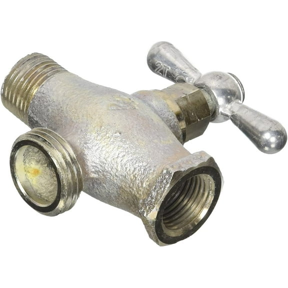 ARROWHEAD BRASS & PLUMBING 250LF 1/2" Bypass, Red Brass, Washing Machine Valve, Lead Free