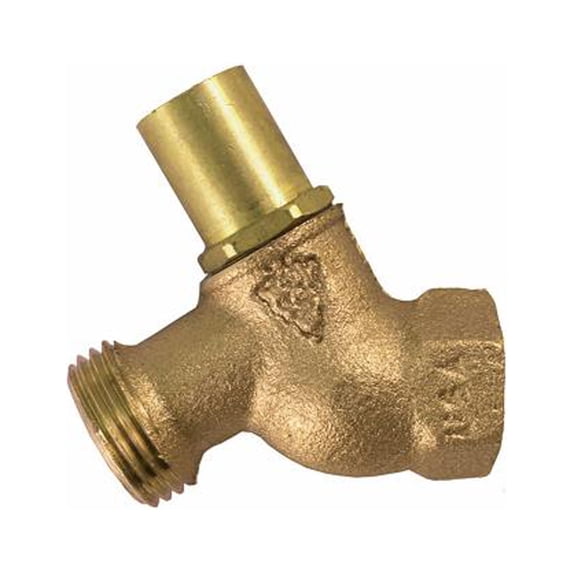 ARROWHEAD BRASS & PLUMBING 253LKLF 1/2" Female Pipe Thread, Red Brass, Loose Key Hose Bibb, Lead Free