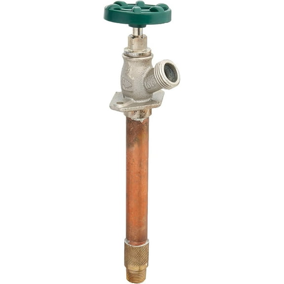 ARROWHEAD BRASS & PLUMBING 466-06LF 1/2" x 3/4" x 6", Red Brass, Copper Sweat Hydrant, Lead Free, With Arrow Breaker, Integrated Vacuum Breaker