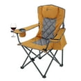 thumbnail image 1 of ARROWHEAD OUTDOOR Portable Folding Camping Quad Chair w/ 6-Can Cooler, Cup & Wine Glass Holders, Heavy-Duty Carrying Bag, Padded Armrests, Headrest & Seat, Supports up to 450lbs, USA-Based Support, 1 of 7