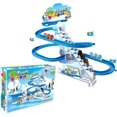 ARSUK Playful Penguin Race Game, Roller Coaster Musical Toy Track