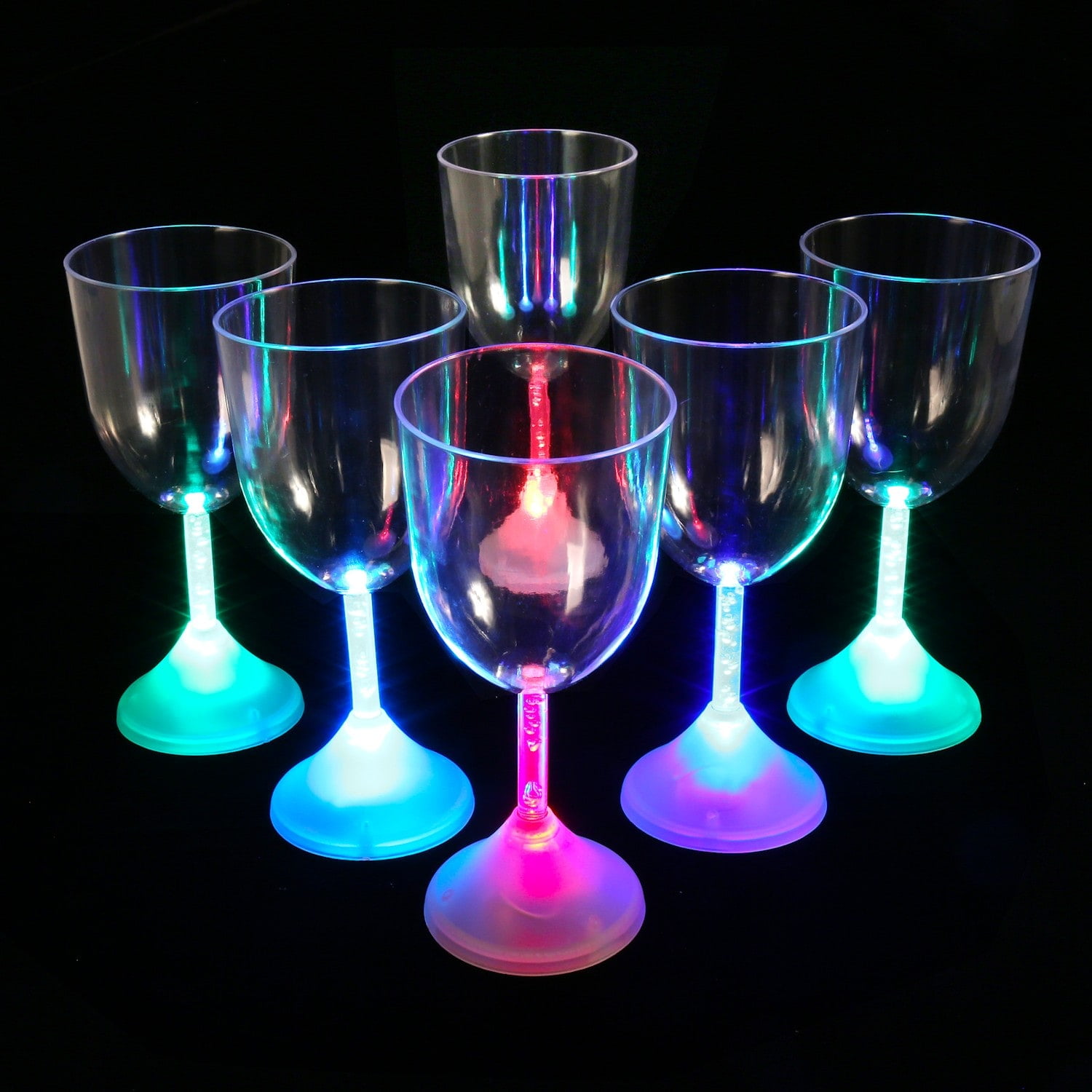 16 Oz Custom Printed LED Glow Cup Drinking Glasses