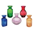 thumbnail image 1 of ART & ARTIFACT Mini Vases for Flowers - Small Glass Vases, Clear 5 Vase Set Single Bud Vases for Flowers, Room Decor - Jewel Tones, 1 of 2