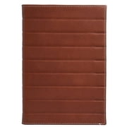 ART DECO Brown Leather Lined Journal 5 frac34 x 8 by Eccolo trade
