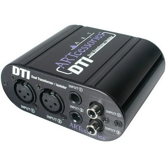 ART DTI Dual Transformer Isolator DI Box Passive Stereo Hum Eliminator
