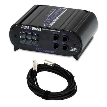 ART Dual Z Direct w/ Bonus XLR Cable Bundle