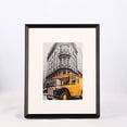 thumbnail image 1 of ART EMOTION Aluminum Picture Frame with 2MM Glass (BLACK, 11x14 with 8x10 Opening), Hangers for Vertical or Horizontal Display, 1 of 7