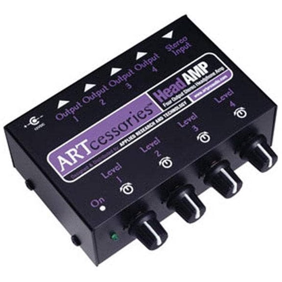 ART HeadAMP 4 Channel Stereo Headphone Amplifier