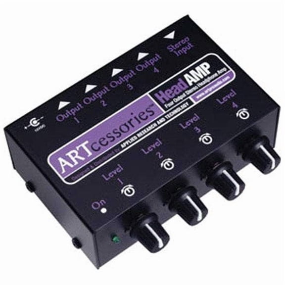 ART HeadAMP 4 Channel Stereo Headphone Amplifier
