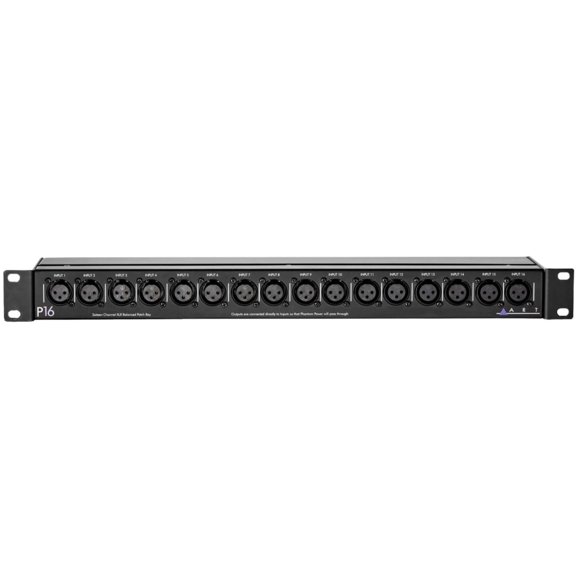 ART P16 16-Channel Balanced XLR Patch Bay
