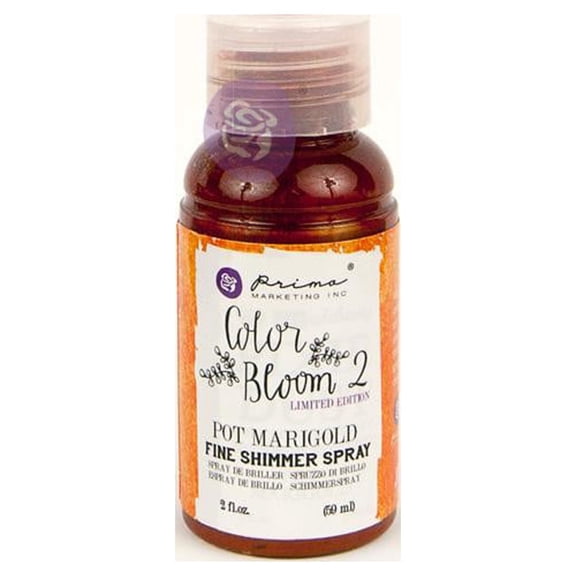 ART PHILOSOPHY Prima Marketing Color Bloom Spray Bottle 2-Ounce Pot Marigold 655350588755