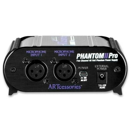 ART Phantom II Pro 2-Channel 48V Phantom Power Supply