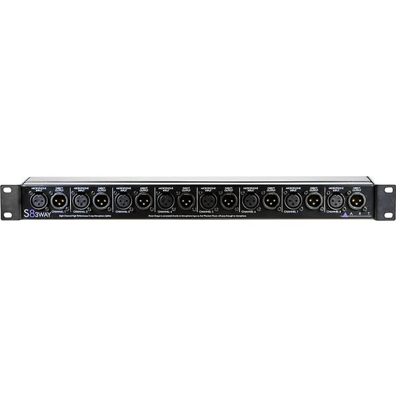 ART S8-3Way Eight Channel Three-Way Mic Splitter