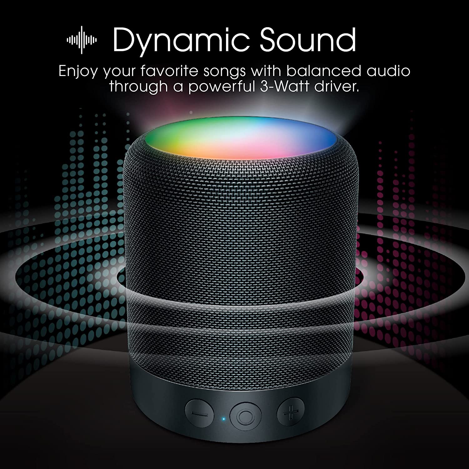 ART + SOUND ILLUMA Beat Wireless Speaker, Light Show, Portable