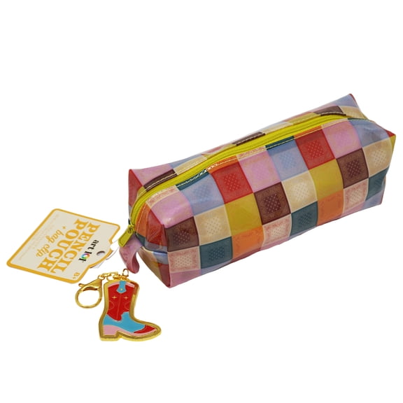 Art 101 Wild West Bandana Pencil Pouch with Cowboy Boot Charm