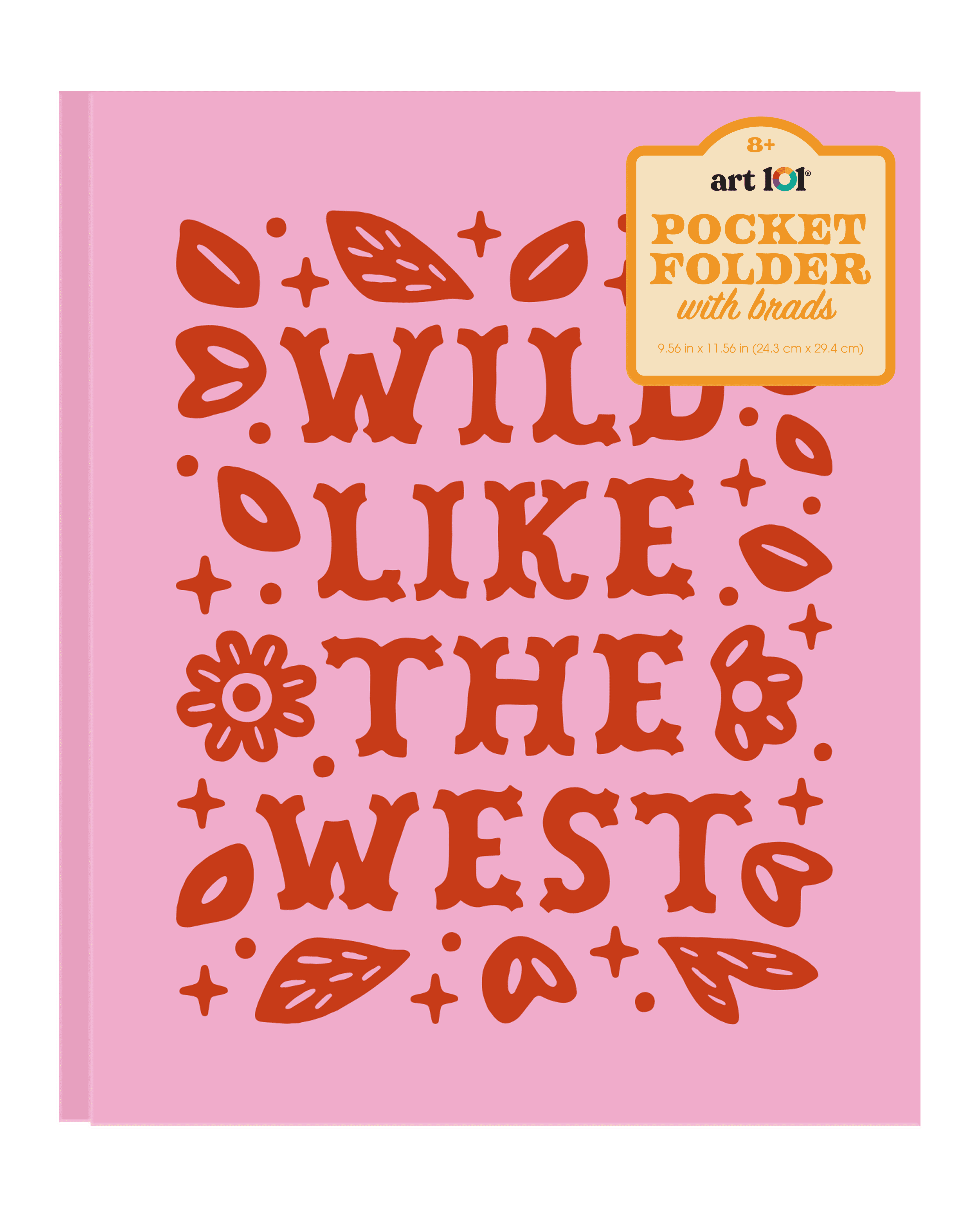 Art 101 Wild West Pocket Folder with Brads
