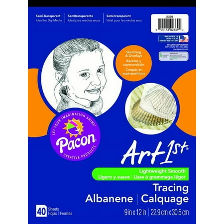 ART1ST 9X12 TRACING PAD, 40 SHEETS