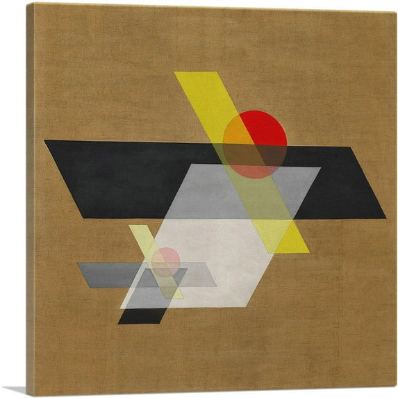 ARTCANVAS A II 1923 Canvas Art Print by Laszlo Moholy-Nagy - Size: 18" x 18" (1.50" Deep)
