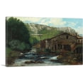 thumbnail image 1 of ARTCANVAS A Mill In a Rocky Landscape Canvas Art Print by Theodore Gericault - Size: 12" x 8" (0.75" Deep), 1 of 9