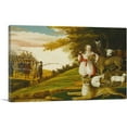 thumbnail image 1 of ARTCANVAS A Peaceable Kingdom with Quakers Bearing Banners 1829 Canvas Art Print by Edward Hicks - Size: 40" x 26" (1.50" Deep), 1 of 9