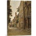 thumbnail image 1 of ARTCANVAS A Street In Bourges Canvas Art Print by Leon Lhermitte - Size: 12" x 8" (0.75" Deep), 1 of 9